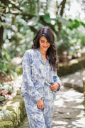 Selva Africana Celeste - Camisa Manga Larga y Pantalon READY TO SHIP