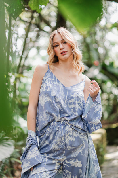 Selva Africana Celeste - TresPiezas, Levantadora, Tiritas y Pantalon