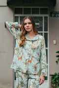 Selva Hindu Azul - Camisa Manga Larga y Pantalon READY TO SHIP