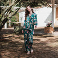 Selva Hindu Jade - Camisa Manga Larga y Pantalon READY TO SHIP