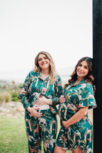 Selva Hindu Jade - Camisa Manga Larga y Pantalon Maternidad