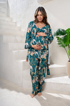 Selva Hindu Jade - TresPiezas, Levantadora, Tiritas y Pantalon MATERNIDAD