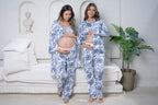 Siluetas Celeste - Camisa y Pantalon Maternidad