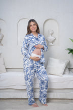 Siluetas Celeste - Camisa y Pantalon Maternidad