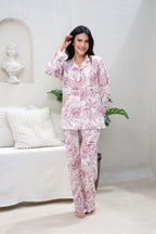 Siluetas Rosa - Camisa Manga Larga y Pantalon