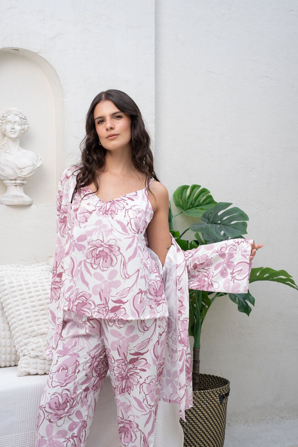 Siluetas Rosa - TresPiezas, Levantadora, Tiritas y Pantalon