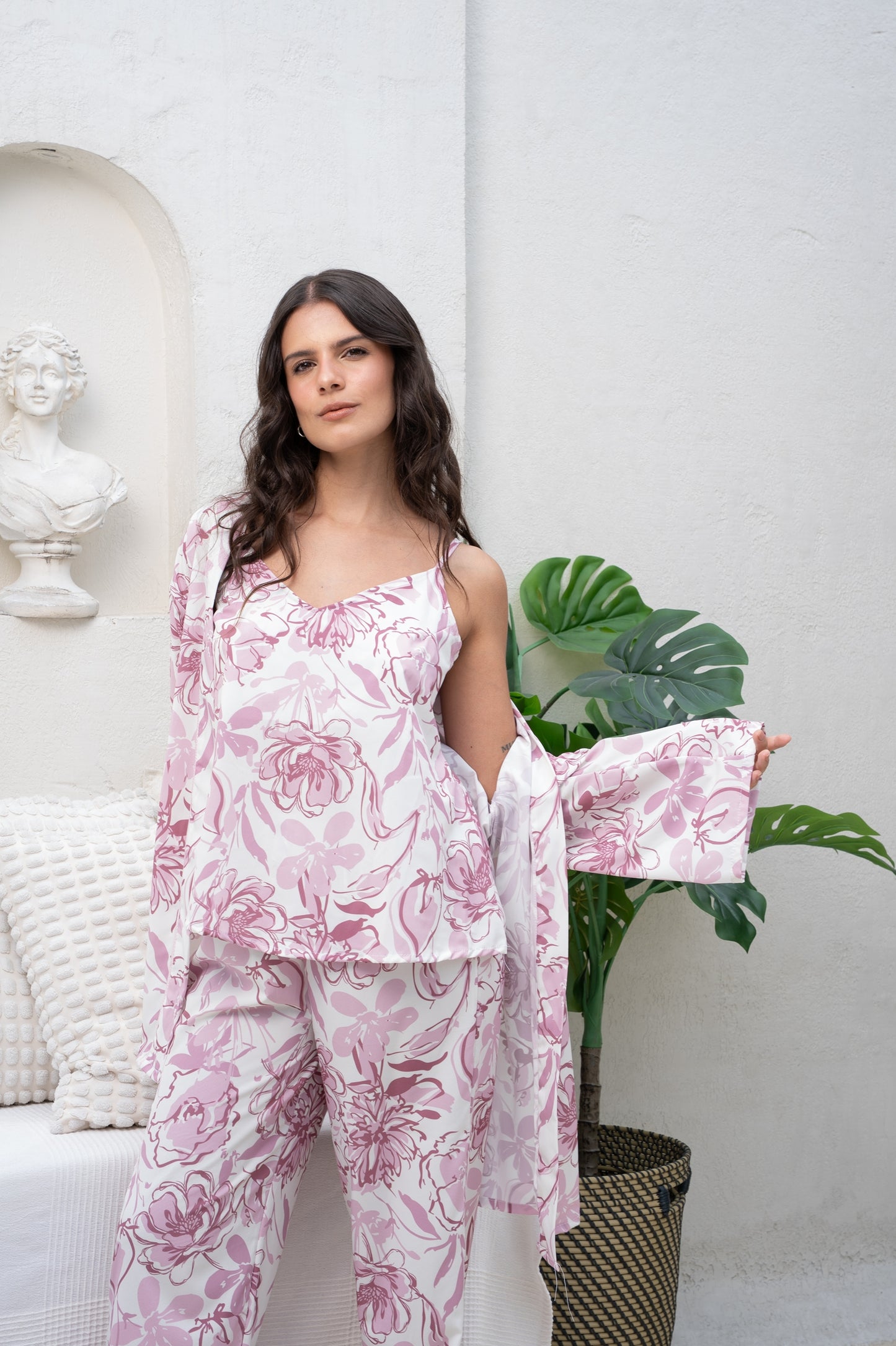 Siluetas Rosa - TresPiezas, Levantadora, Tiritas y Pantalon
