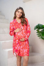Siluetas de Verano - Camison de Maternidad foto de cuerpo entero