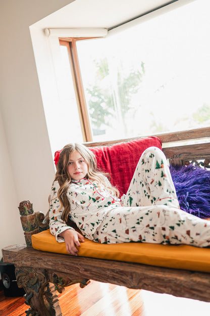 Ski Mountain - KIDS: Camisa Manga Larga y Pantalon
