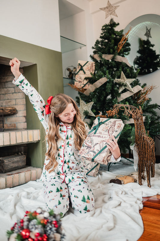 Ski Mountain - KIDS: Camisa Manga Larga y Pantalon