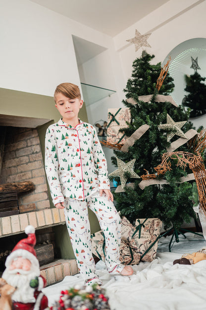 Ski Mountain - KIDS: Camisa Manga Larga y Pantalon