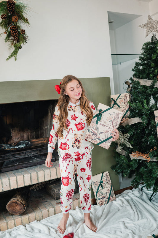 Sweet Christmas - KIDS: Cuello Redondo y Pantalon