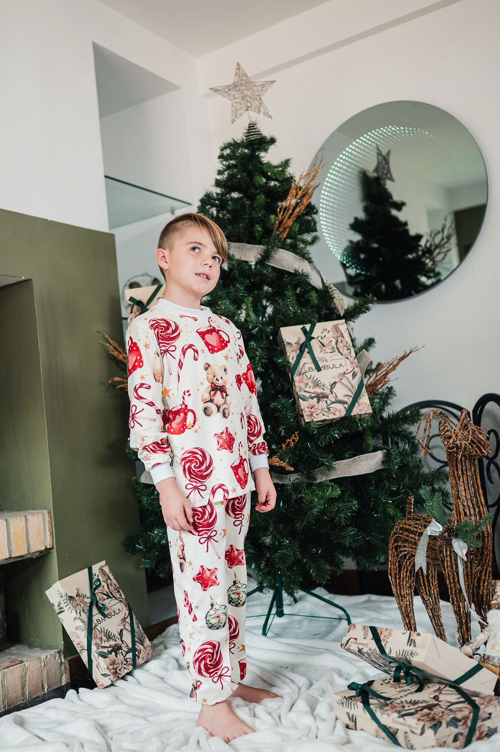 Sweet Christmas - KIDS: Cuello Redondo y Pantalon