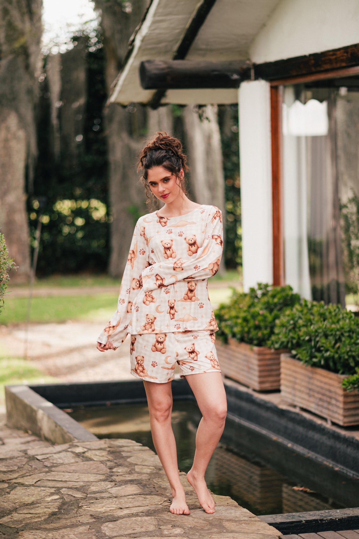 Teddy Blue - Camisa Manga Corta y Short