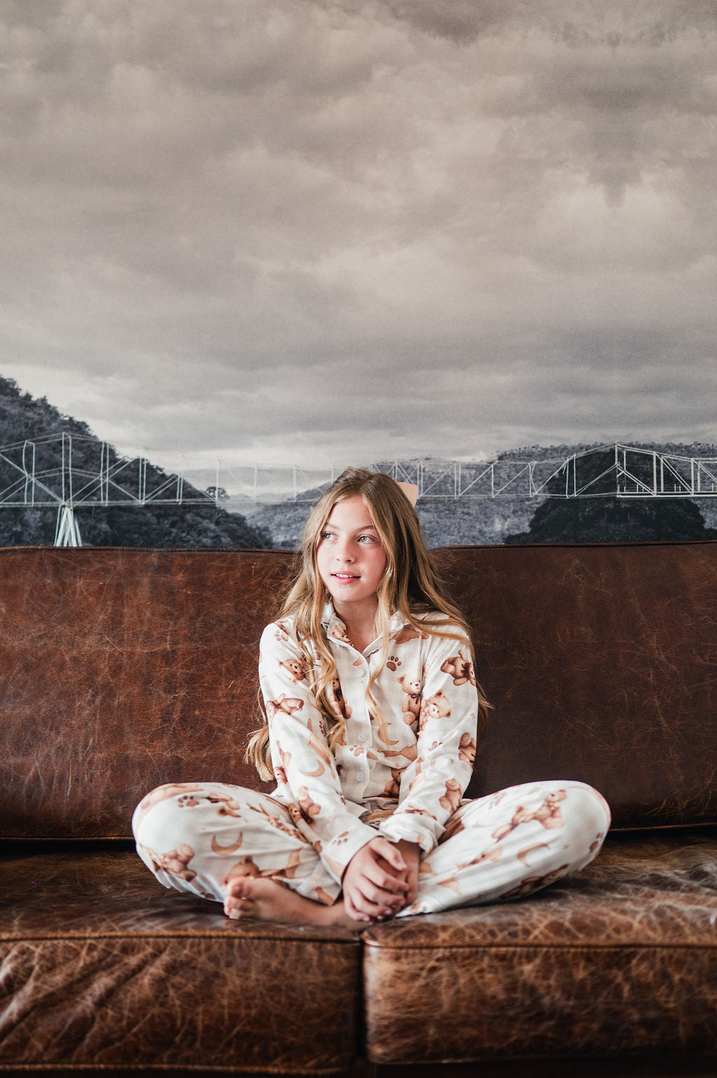 Teddy Beige - KIDS: Camisa Manga Larga y Pantalon
