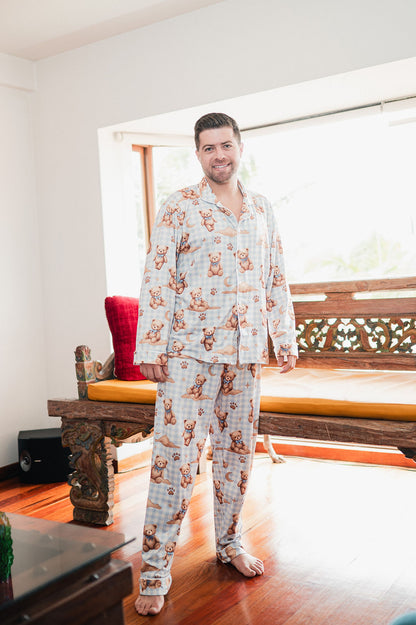 Teddy Blue - Hombre: Camisa Manga Larga y Pantalon