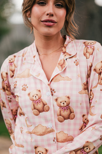 Teddy Pink - Mujer: Camisa y Pantalon