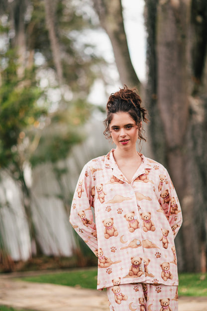 Teddy Pink - Mujer: Camisa y Pantalon