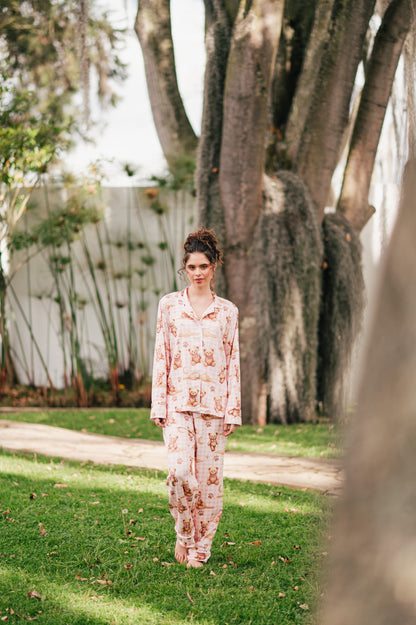 Teddy Pink - Mujer: Camisa y Pantalon