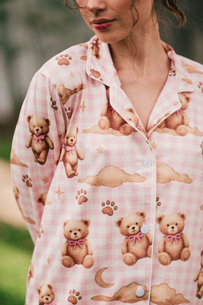Teddy Pink - Mujer: Camisa y Pantalon