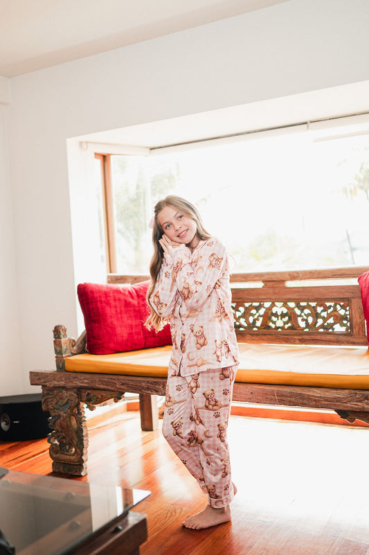 Teddy Pink - Niña: Camisa y Pantalon