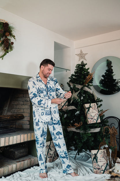 Villa de Santa Azul - Hombre: Camisa Manga Larga y Pantalon