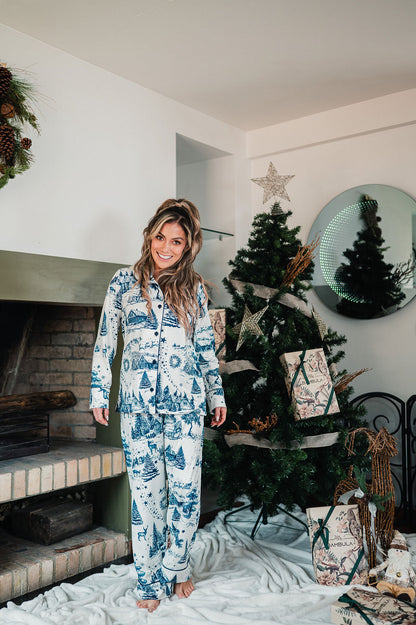 Villa de Santa Azul - Mujer: Camisa y Pantalon
