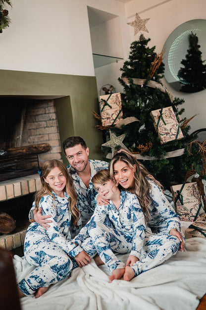 Villa de Santa Azul - KIDS: Camisa Manga Larga y Pantalon