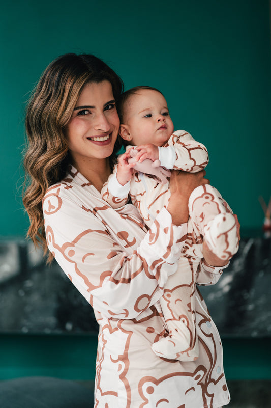 White Bear - Baby Onesie