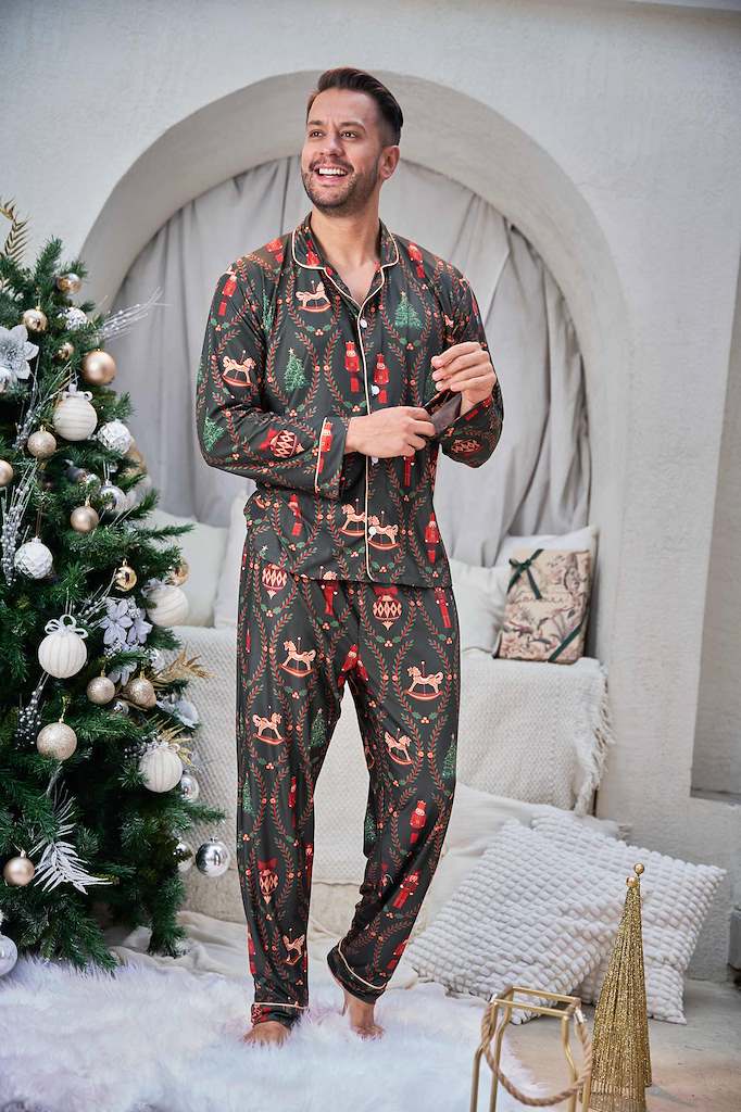 Cascanueces Verde Hombre - Camisa + Pantalon