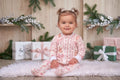 Navidad Rosa- Enterizo de Bebe