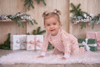 Navidad Rosa- Enterizo de Bebe