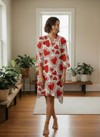 Amor rojo  - Bata y Kimono