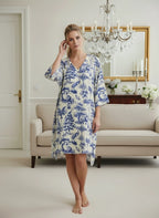 Selva Africana Azul - Bata y Kimono
