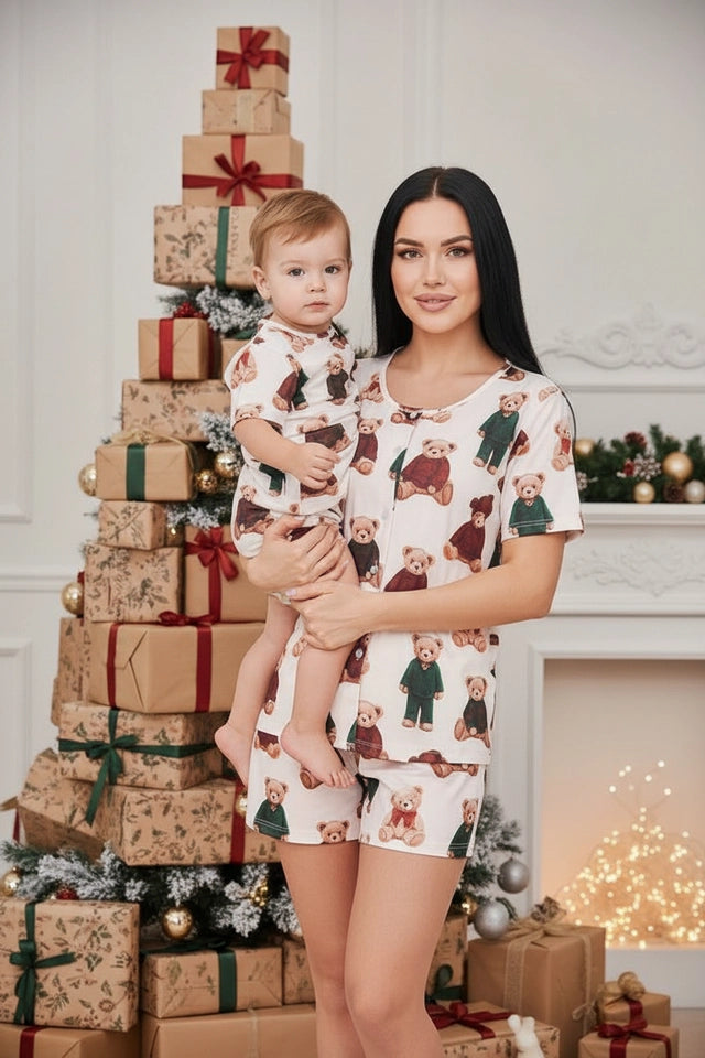 Osos De Navidad - Camisa manga corta + Short