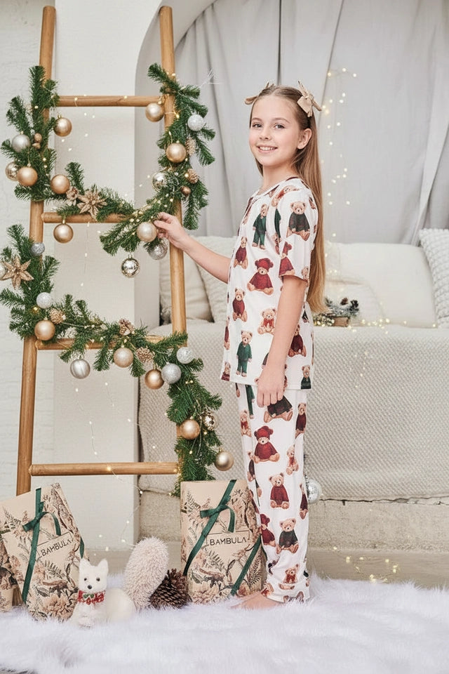 Osos de Navidad Kids - Camisa manga corta y pantalon