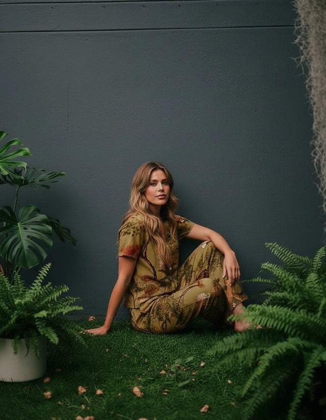 Jungla Oliva - Manga corta + Pantalon