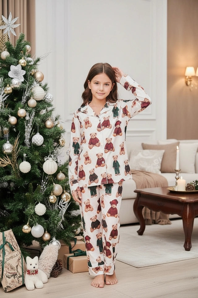 Osos de Navidad Kids - Camisa manga larga y pantalon