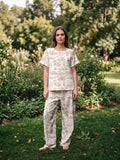 La Granja Ocre- Cuello redondo manga corta + pantalon