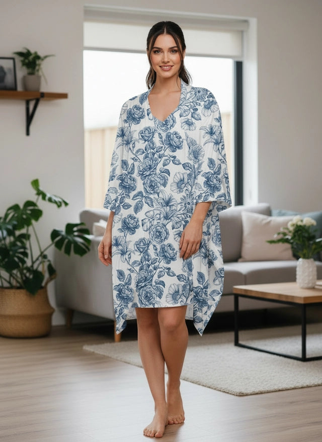 Lirios Del Mar - Bata y Kimono