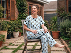 Pinguinos Celeste - Cuello redondo manga corta + pantalon