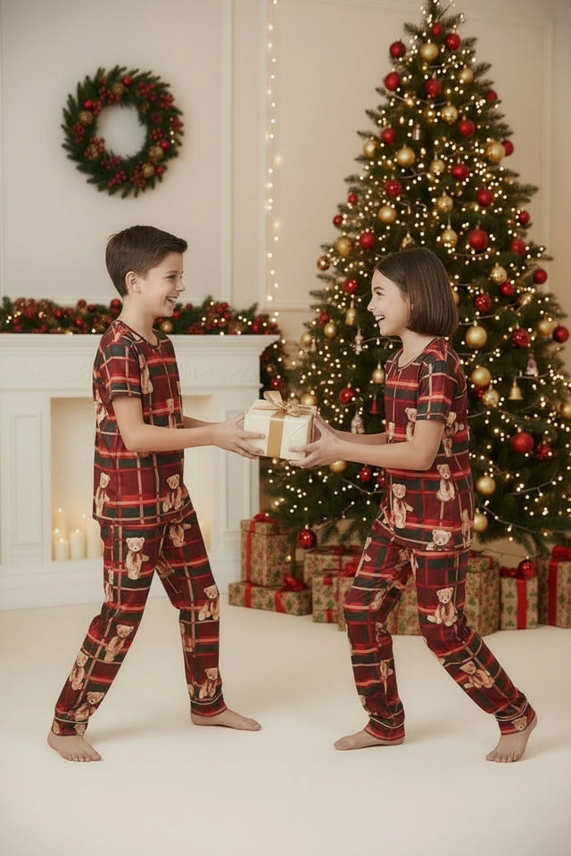 Leñadora De Osos Kids - Manga Corta y Pantalon