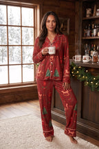 Cacanueces Rojo Mujer - Camisa + Pantalon