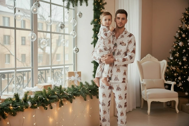 Osos De Navidad Hombre - Camisa + Pantalon