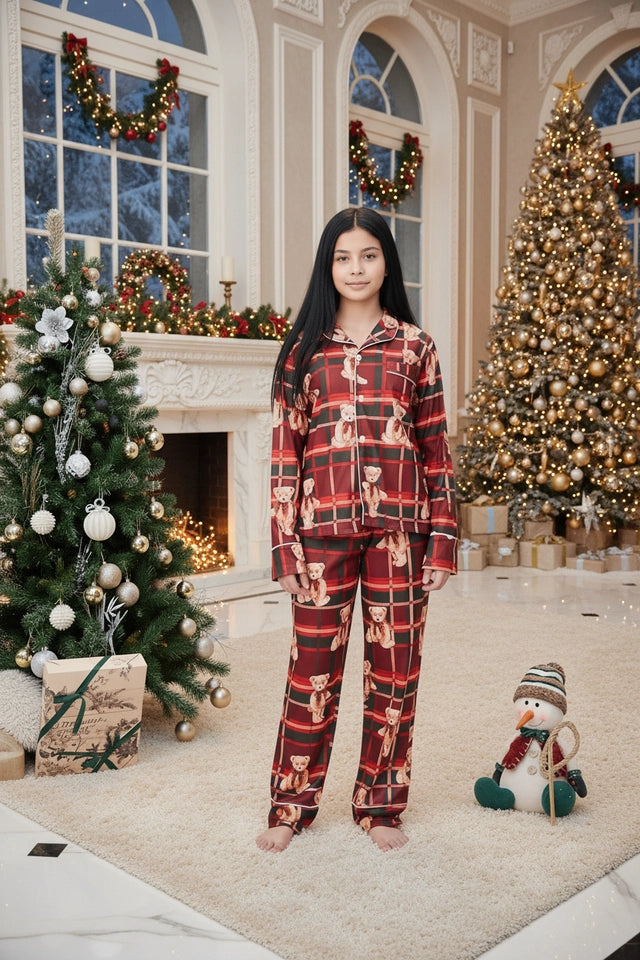 Leñadora De Osos Kids - Camisa Manga Larga y Pantalon