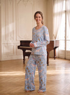 Sueños de Bailarina - Cuello redondo + pantalon ancho