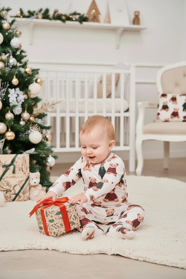 Osos De Navidad - Enterizo de Bebe
