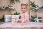 Navidad Rosa- Enterizo de Bebe