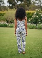 Selva africana azul - Tiritas + pantalon
