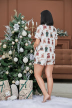 Osos De Navidad Maternidad- Manga Corta +Short